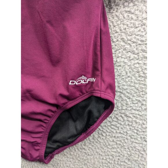 NWT Dolfin Aquashape Women's Moderate Scoop Back Purple One Piece Swimsuit sz 6 - Picture 4 of 12